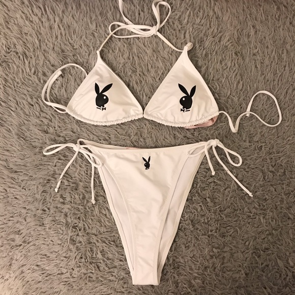 Missguided Other - Playboy bikini top (top only)